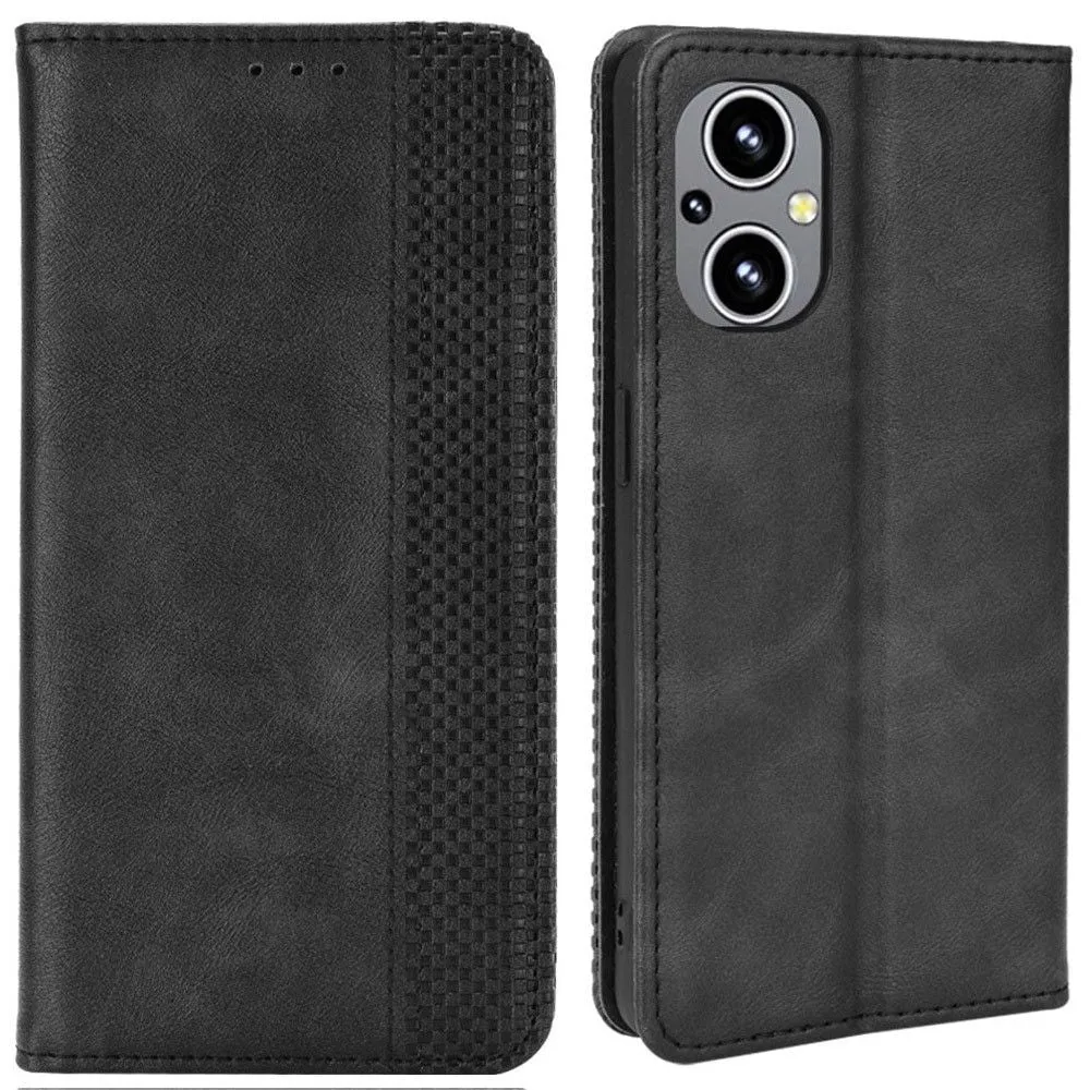 Bofink Vintage OnePlus Nord N20 5G leather case - Black