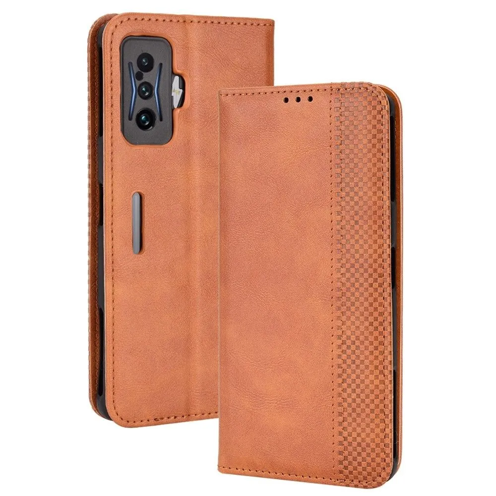 Bofink Vintage Xiaomi Poco F4 GT / Redmi K50 Gaming leather case - Brown