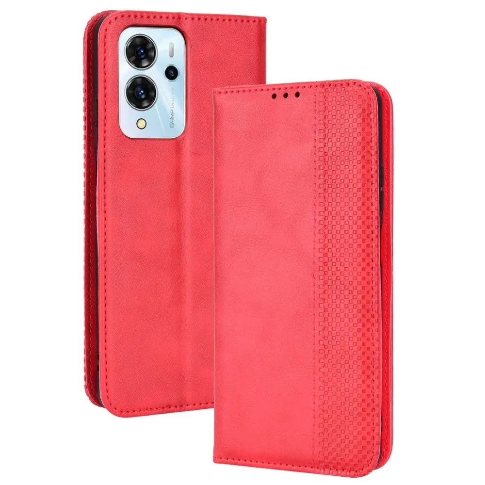 Bofink Vintage ZTE Blade V40 Pro leather case - Red