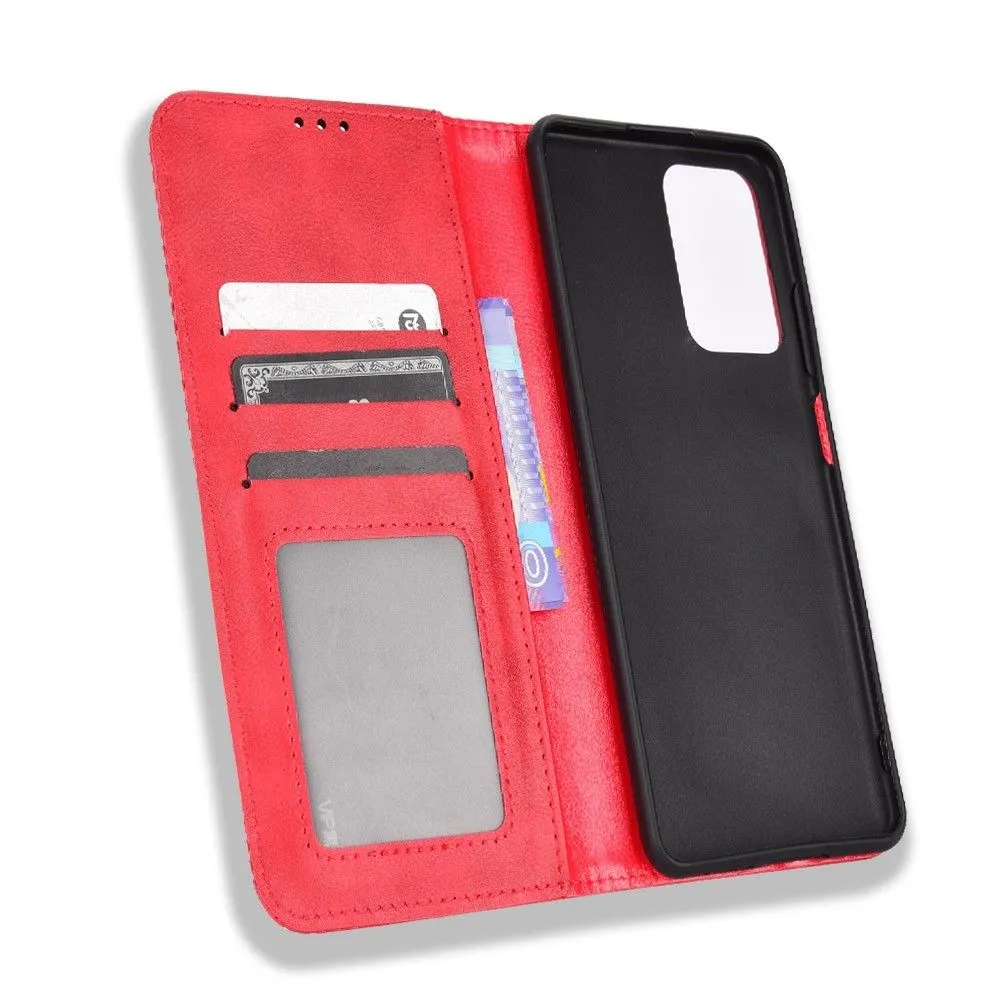 Bofink Vintage ZTE Blade V40 Pro leather case - Red