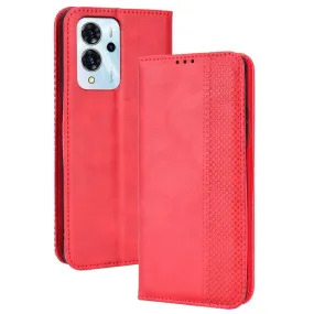 Bofink Vintage ZTE Blade V40 Pro leather case - Red