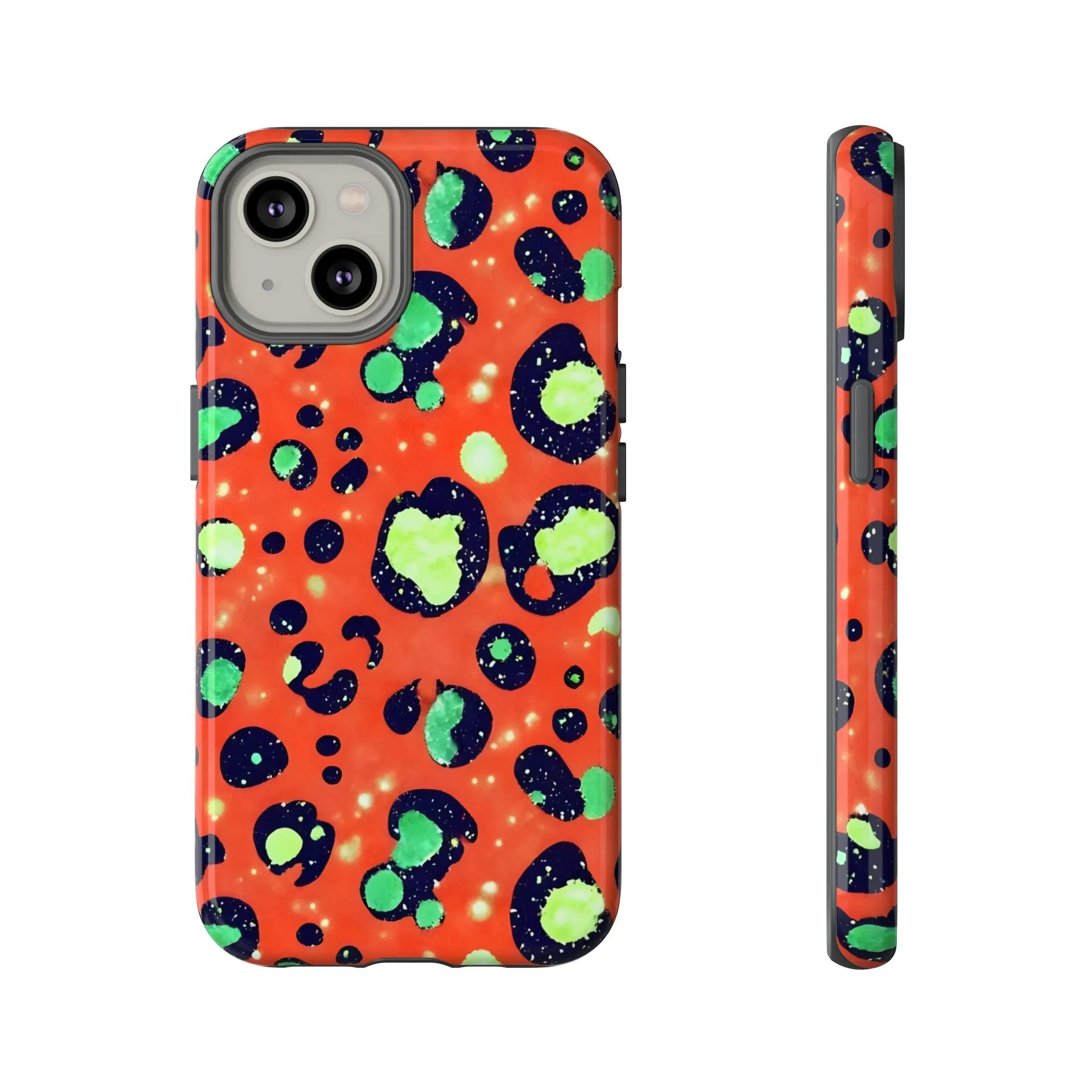 Bold Leopard Print Phone Case, Wildlife Inspired Cell Phone Cover, Tough and Stylish for Animal Lovers,Vibrant Design