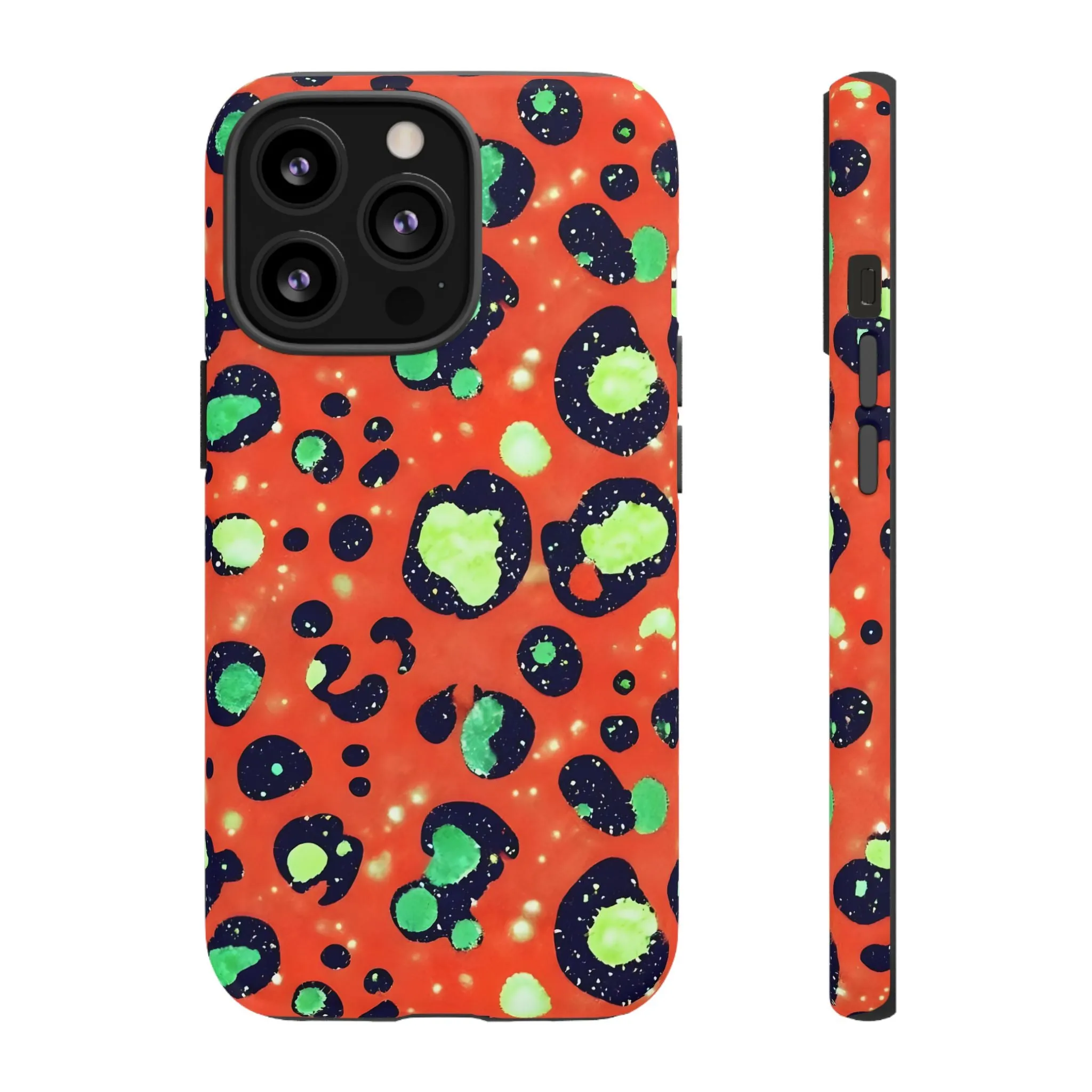 Bold Leopard Print Phone Case, Wildlife Inspired Cell Phone Cover, Tough and Stylish for Animal Lovers,Vibrant Design