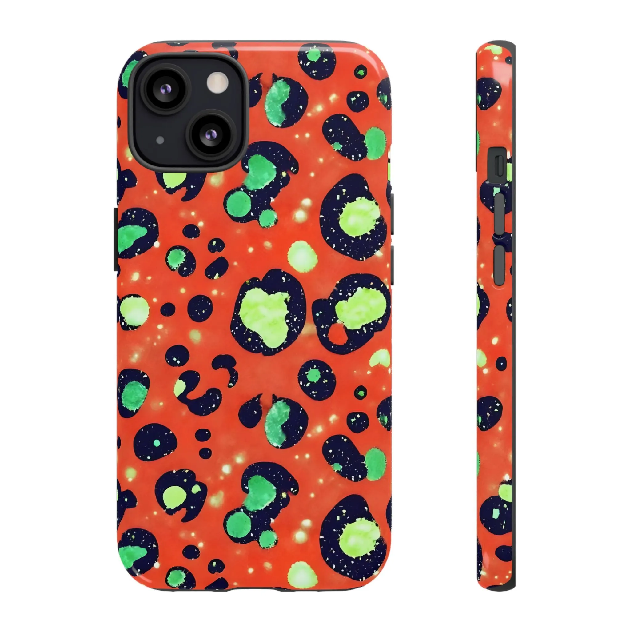 Bold Leopard Print Phone Case, Wildlife Inspired Cell Phone Cover, Tough and Stylish for Animal Lovers,Vibrant Design