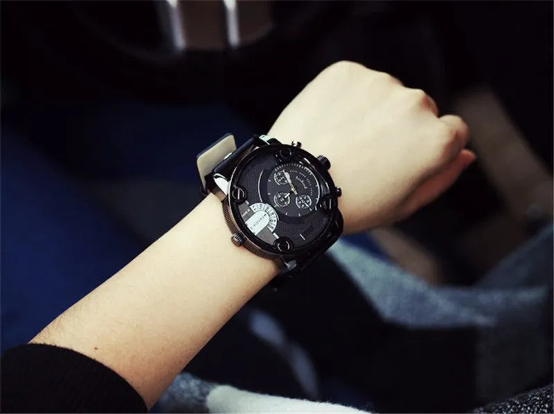 Brand Men Dz Relojes Quartz Watch Reloj Hombre Leather Strap Men'S Watches Dz Watch Men'S Military Clock Sports Watches