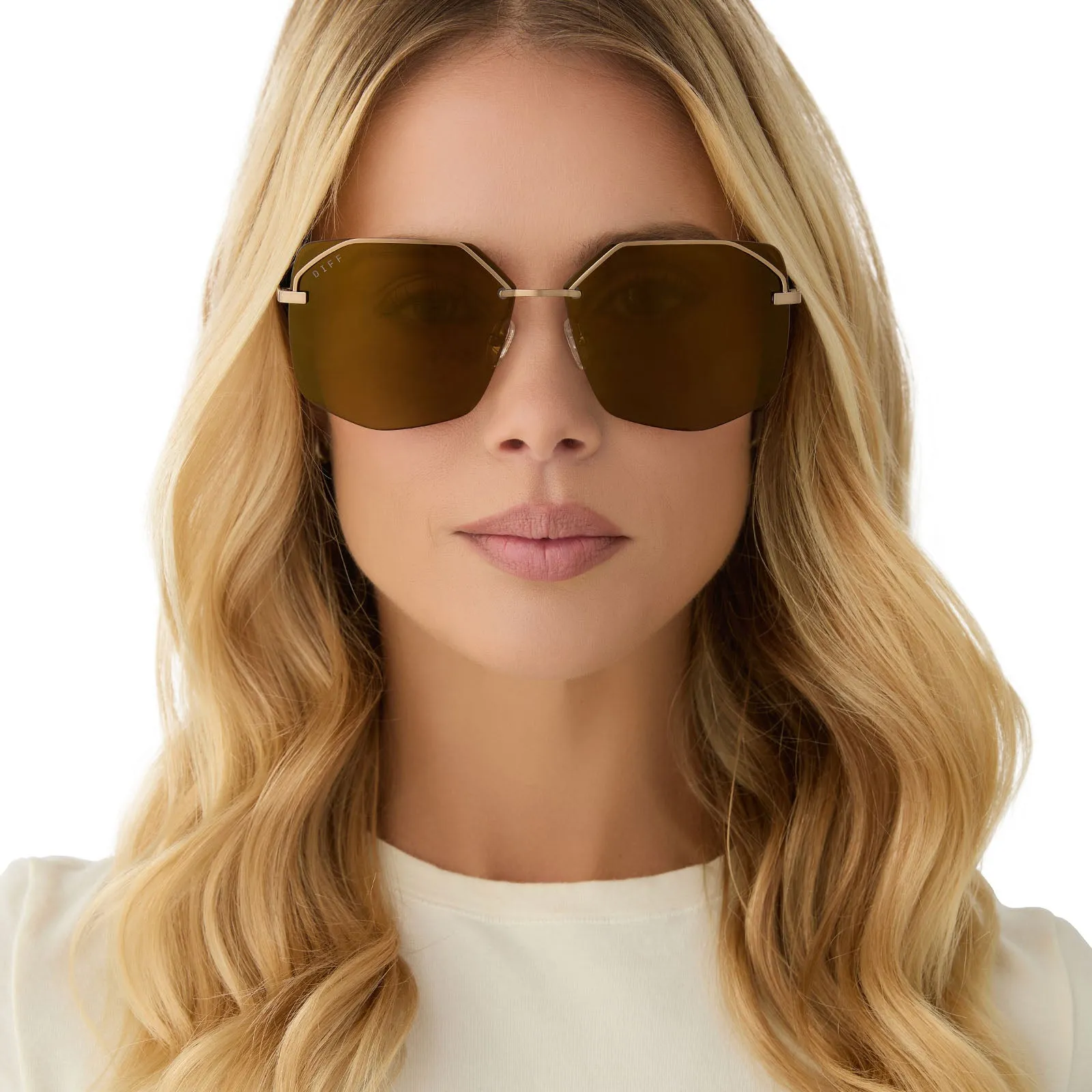 BREE - COPPER METAL   BROWN GOLD FLASH   POLARIZED SUNGLASSES