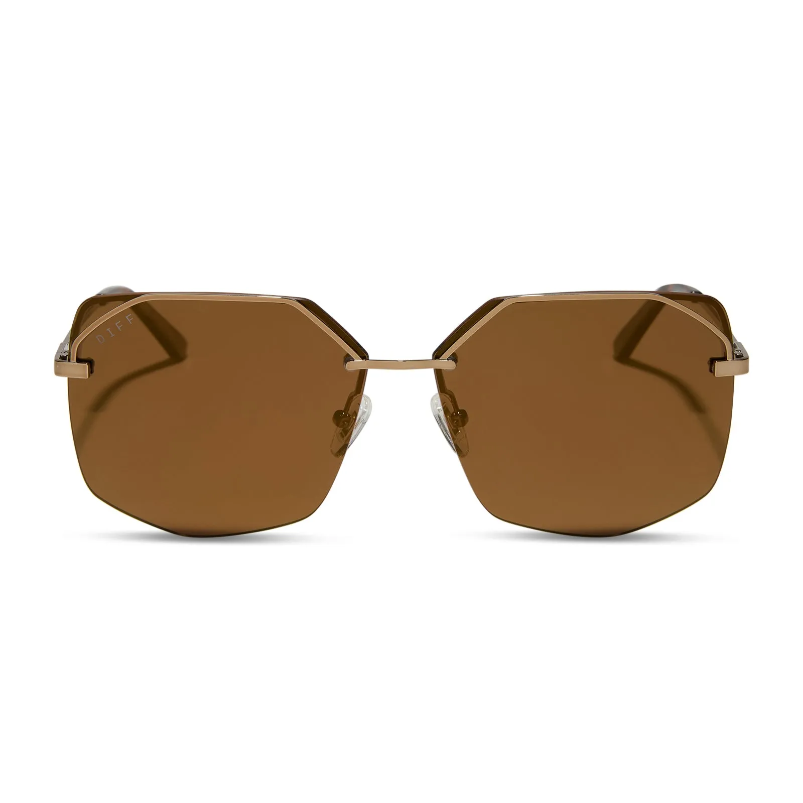 BREE - COPPER METAL   BROWN GOLD FLASH   POLARIZED SUNGLASSES