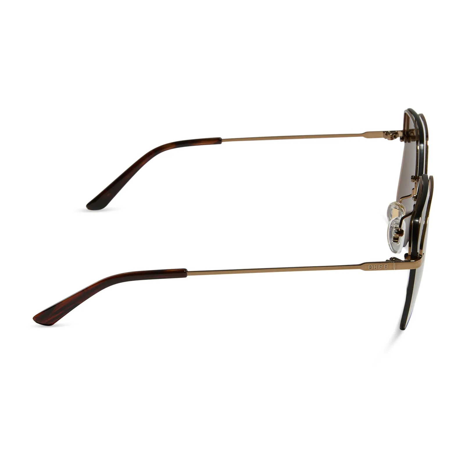 BREE - COPPER METAL   BROWN GOLD FLASH   POLARIZED SUNGLASSES