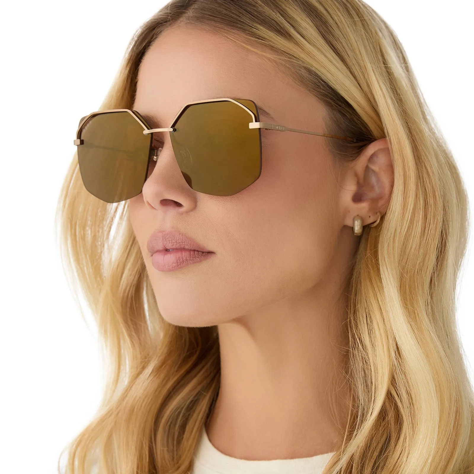 BREE - COPPER METAL   BROWN GOLD FLASH   POLARIZED SUNGLASSES