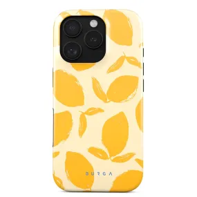 Burga iPhone 16 Pro Tough Fashion Case - Lemon Tart