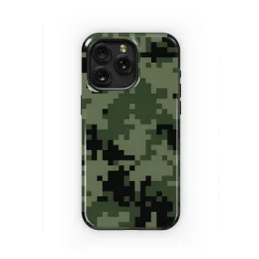 Camouflage Pattern Tiles Woodland Phone Case iPhone Samsung Cover Pixel 2205