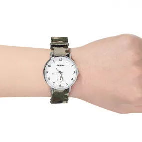 Camouflage Womens Casual Wrist  Watch