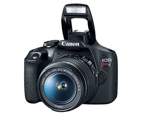 Canon EOS Rebel T7 DSLR Camera|2 Lens Kit with EF18-55mm   EF 75-300mm Lens, Black