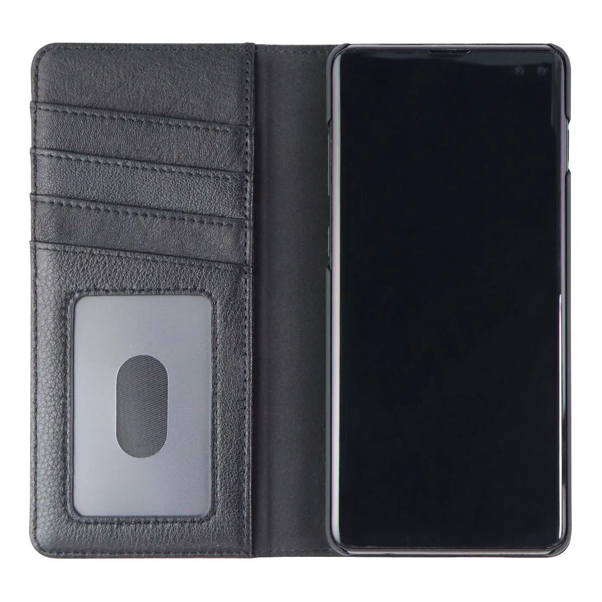 Case-Mate Wallet Folio Phone Case for Samsung Galaxy S10  (Plus) - Black Leather