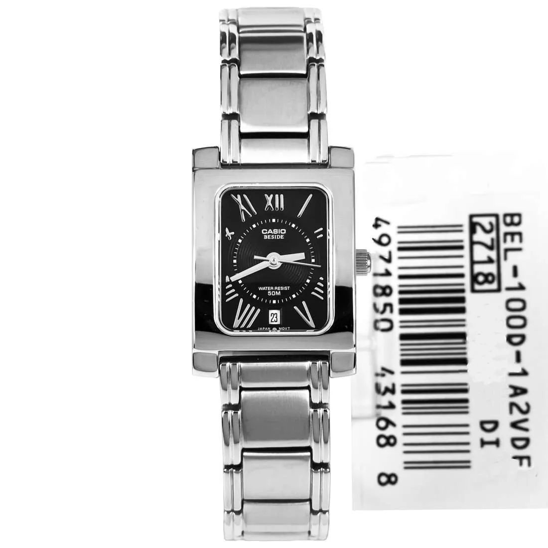 Casio BEM-100D-1A2VDF Silver Stainless Watch for Men and Women