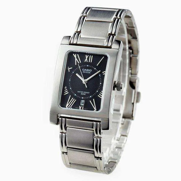 Casio BEM-100D-1A2VDF Silver Stainless Watch for Men and Women