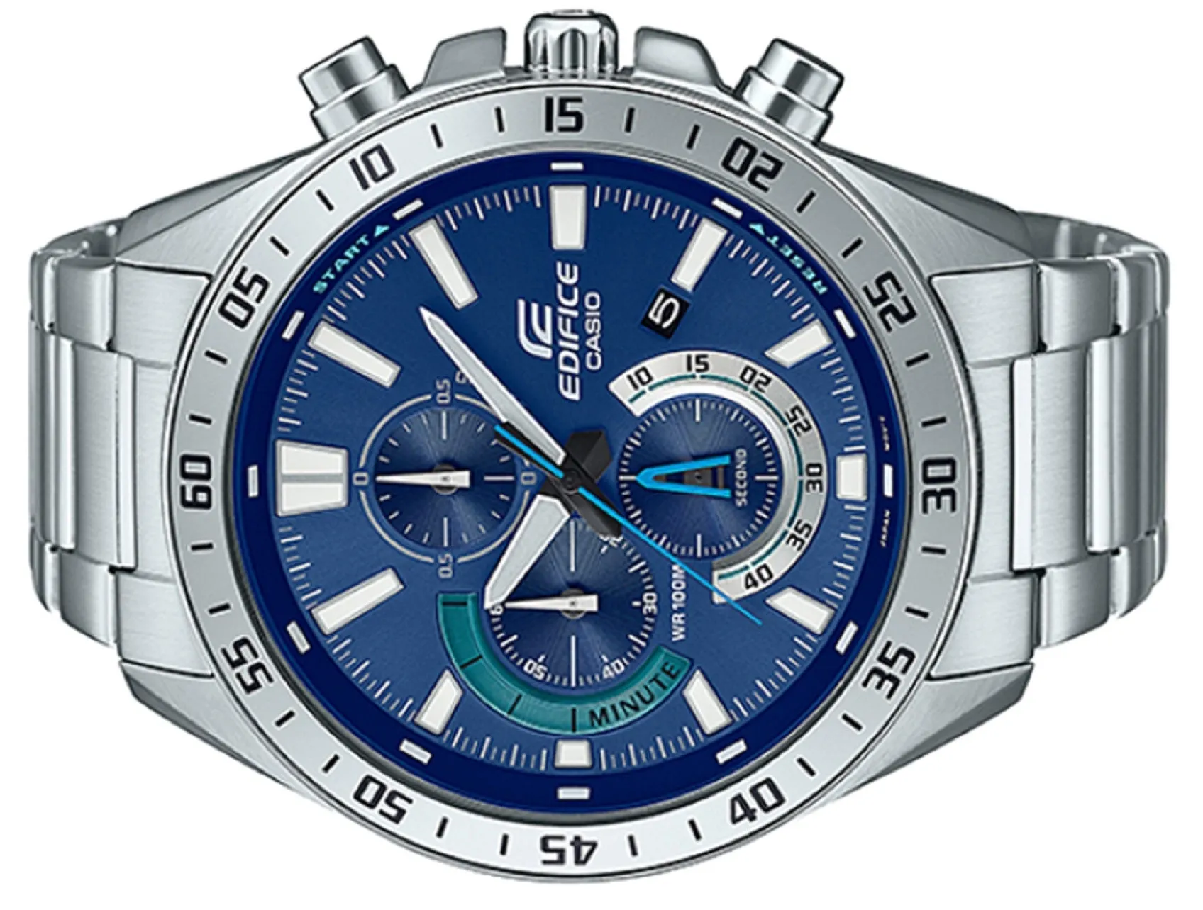 Casio Edifice EFV-620D-2A Chronograph Stainless Steel Strap Watch For Men