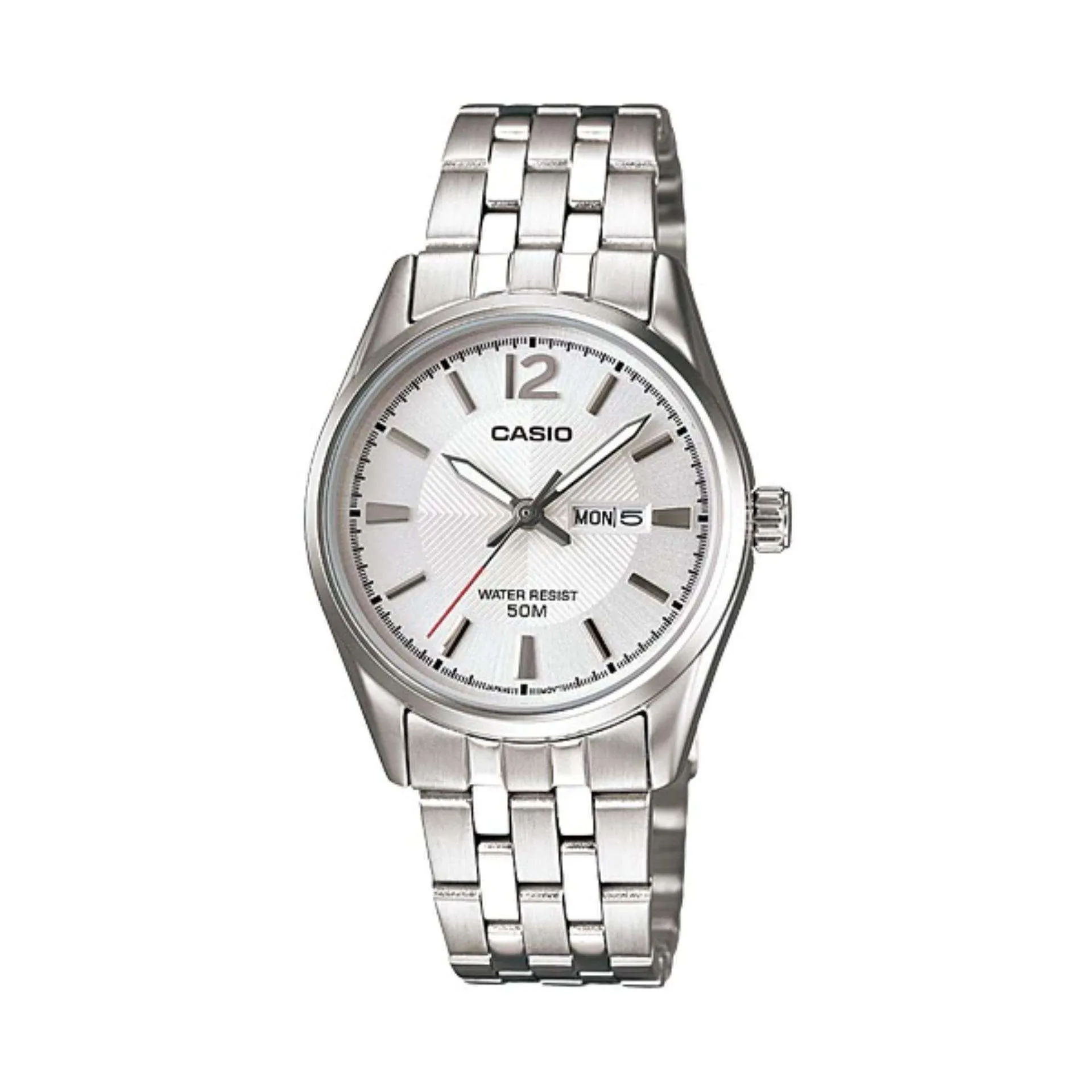 Casio LTP-1335D-7AVDF Silver Stainless Steel Strap Watch for Women