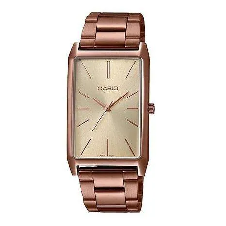 Casio LTP-E156R-9A Rose Gold Stainless Watch for Women