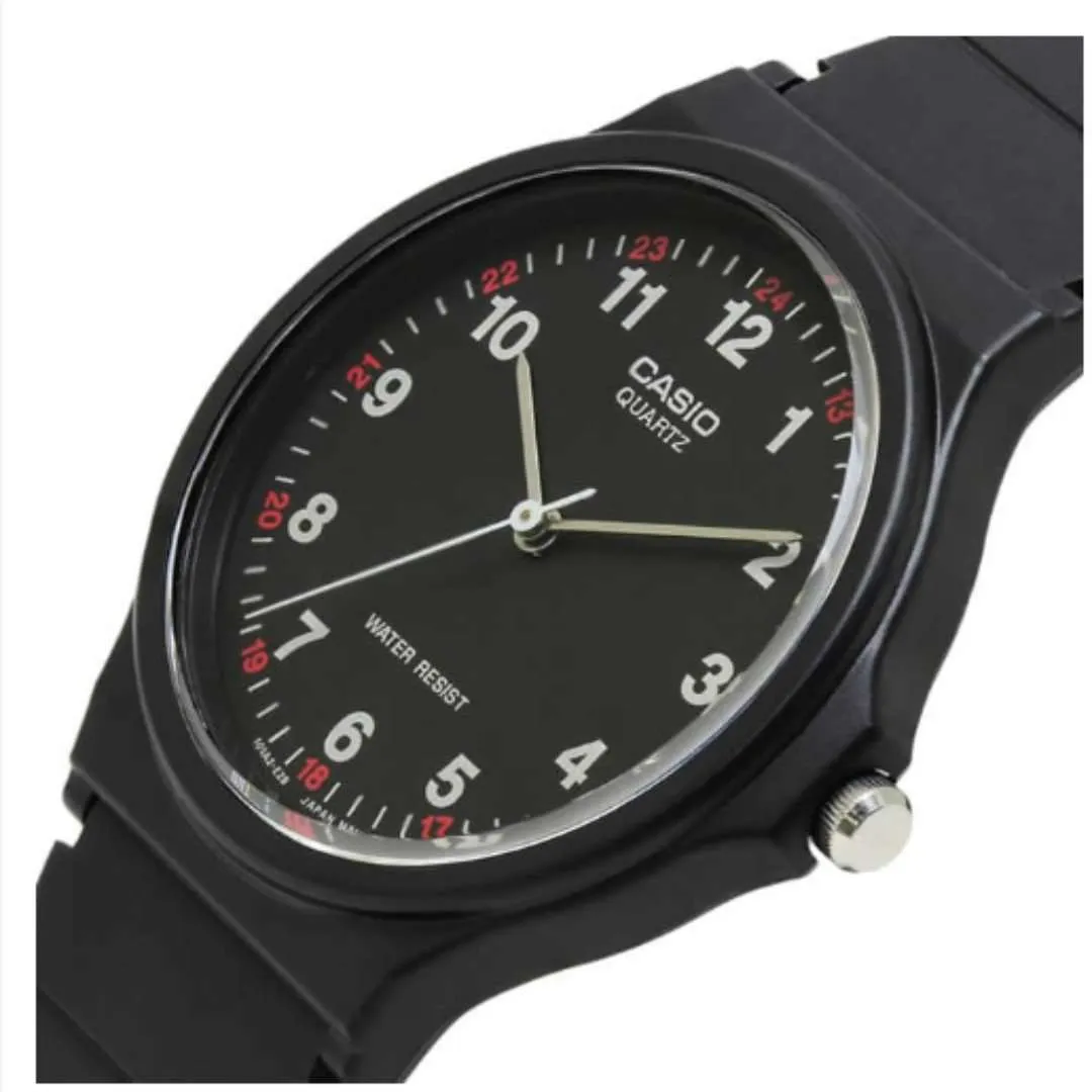 Casio MQ-24-1BLDF Black Resin Strap Unisex Watch