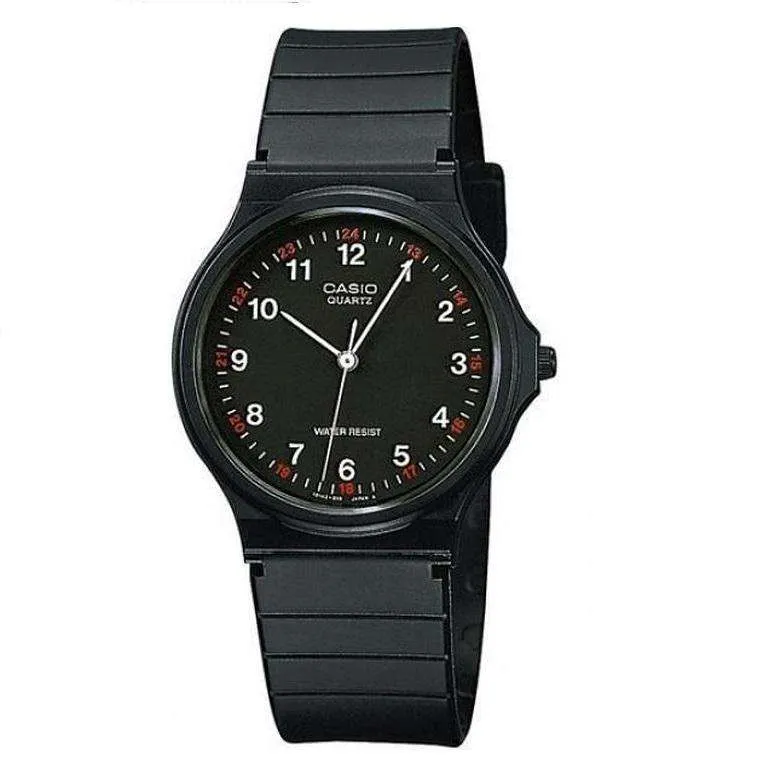 Casio MQ-24-1BLDF Black Resin Strap Unisex Watch