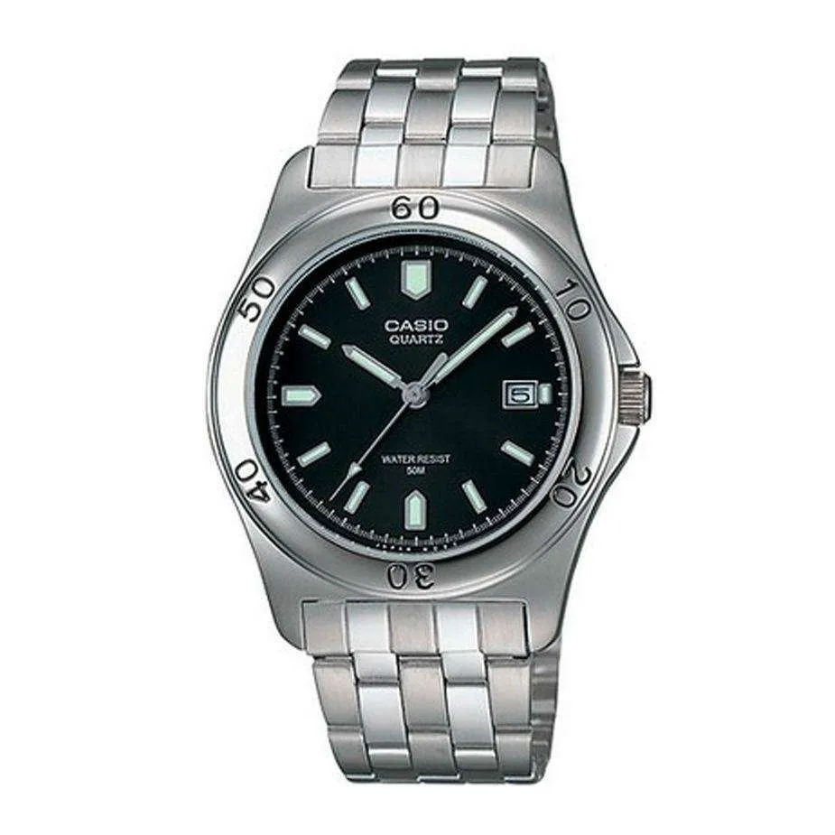 Casio MTP-1213A-1AVDF Silver Stainless Steel Strap Watch for Men