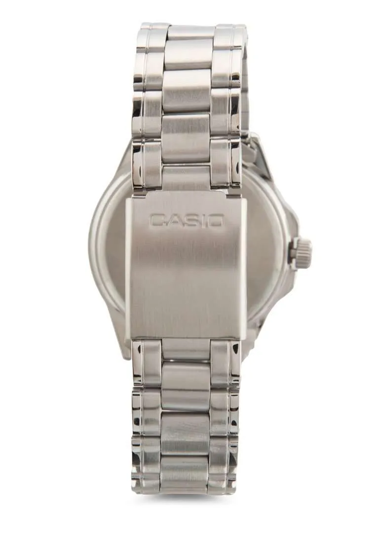 Casio MTP-1215A-1A2DF Silver Stainless Steel Strap Watch for Men