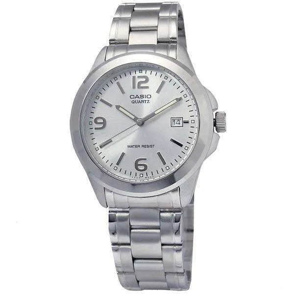 Casio MTP-1215A-7ADF Silver Stainless Steel Strap Watch for Men