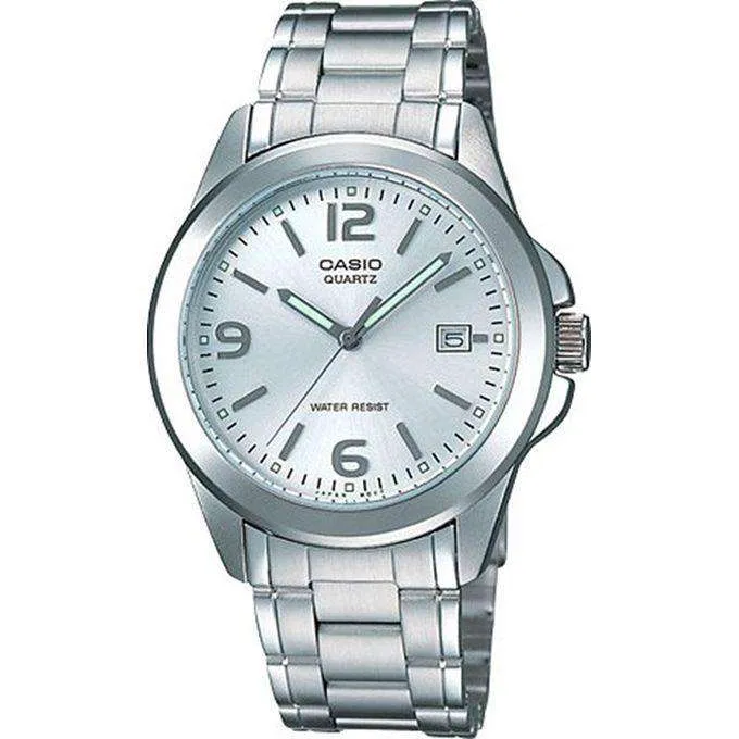 Casio MTP-1215A-7ADF Silver Stainless Steel Strap Watch for Men