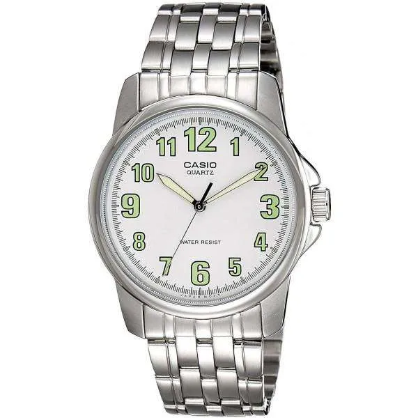 Casio MTP-1216A-7BDF Silver Stainless Steel Strap Watch for Men