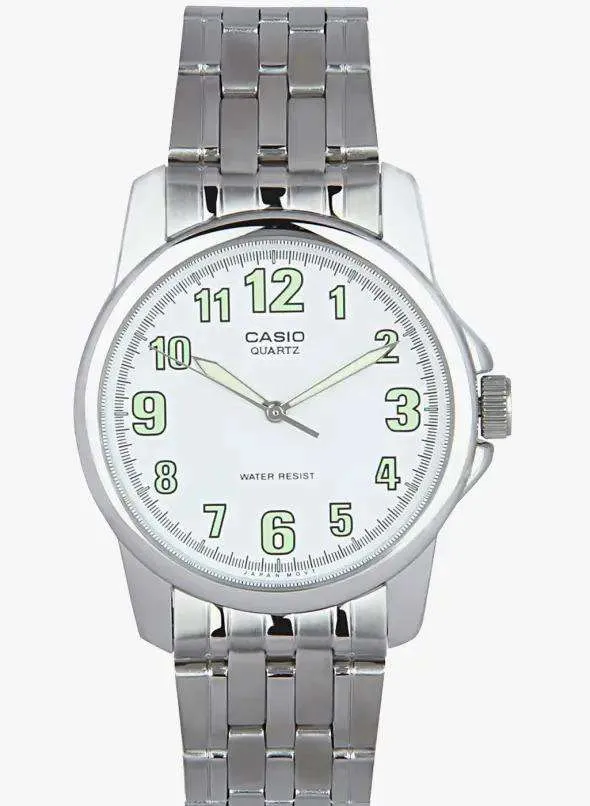 Casio MTP-1216A-7BDF Silver Stainless Steel Strap Watch for Men