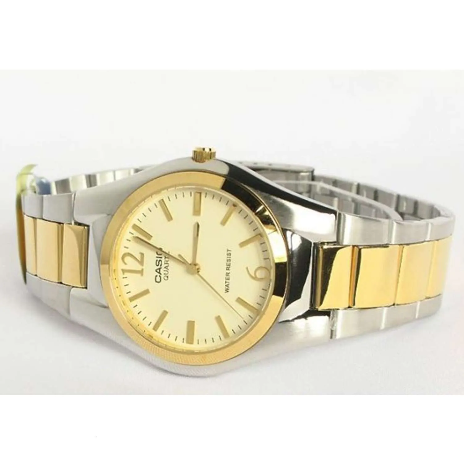 Casio MTP-1253SG-9ADF Two Tone Stainless Steel Strap Watch for Men