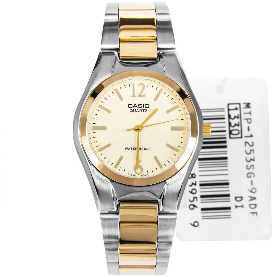 Casio MTP-1253SG-9ADF Two Tone Stainless Steel Strap Watch for Men