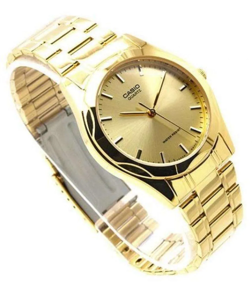 Casio MTP-1275G-9A Gold Stainless Steel Watch For Men