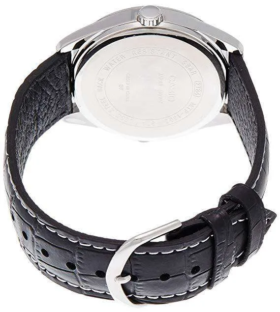 Casio MTP-1302L-7BVDF Black Leather Strap Watch for Men