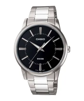 Casio MTP-1303D-1AVDF Silver Stainless Steel Strap Watch for Men