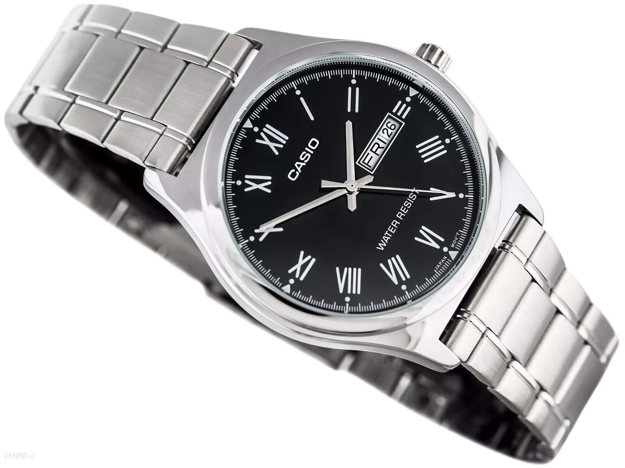 Casio MTP-V006D-1B Silver Stainless Watch for Men