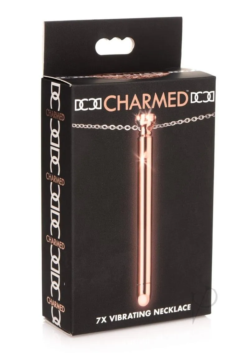 Charmed 7x Vibrating Necklace Rose Gold