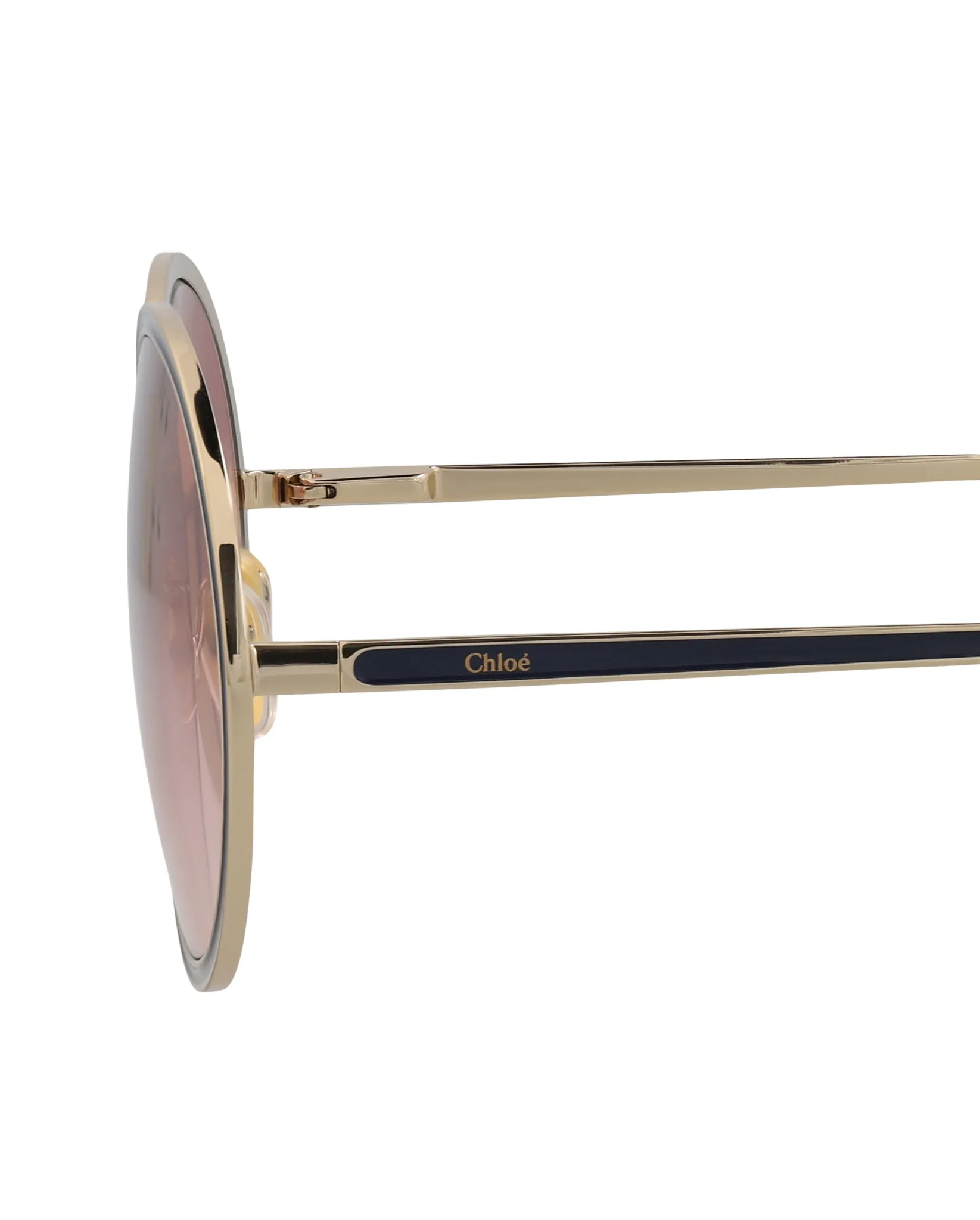 Chloe Round-Frame Metal Sunglasses, Style #  CH0100S-30012459003