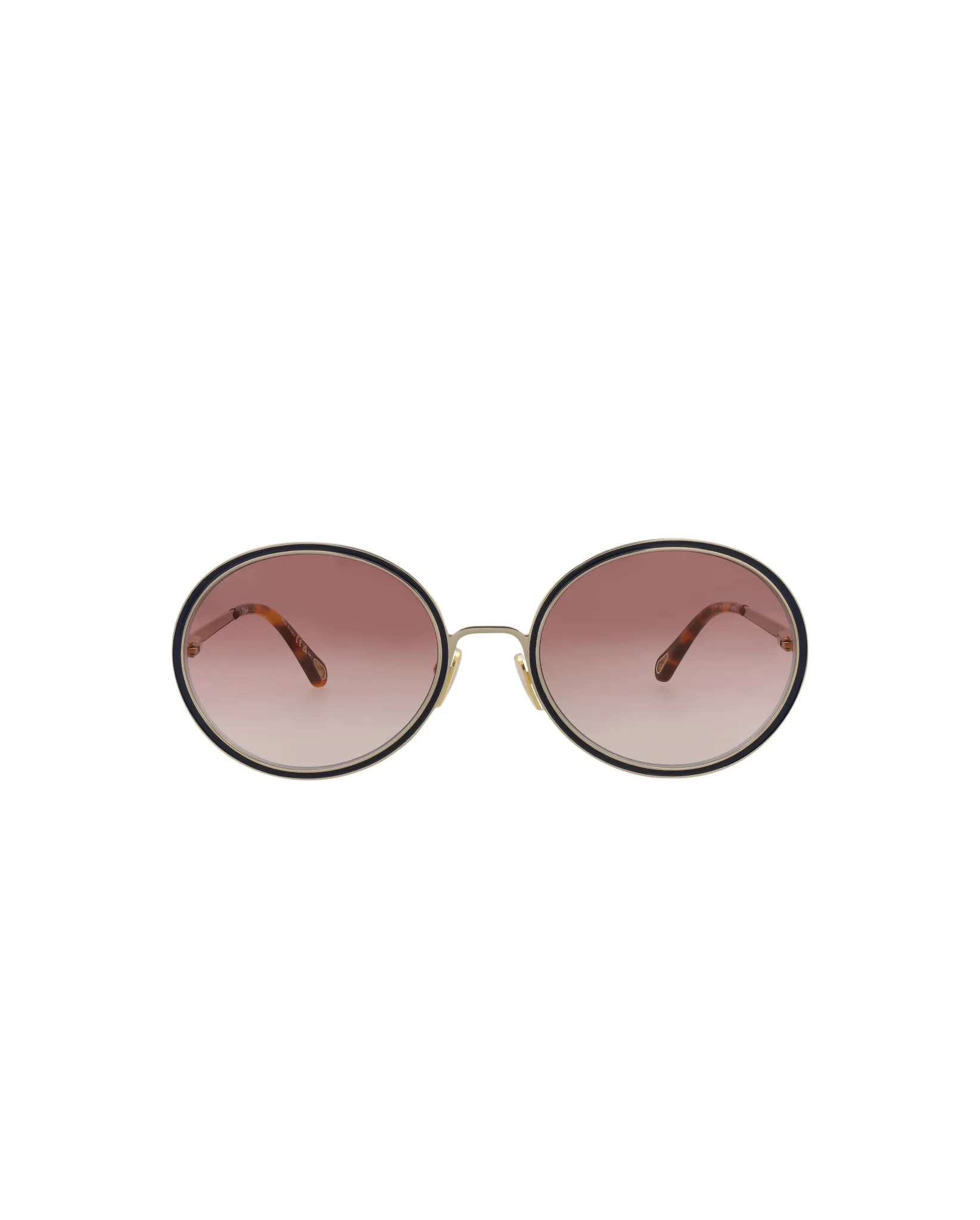 Chloe Round-Frame Metal Sunglasses, Style #  CH0100S-30012459003