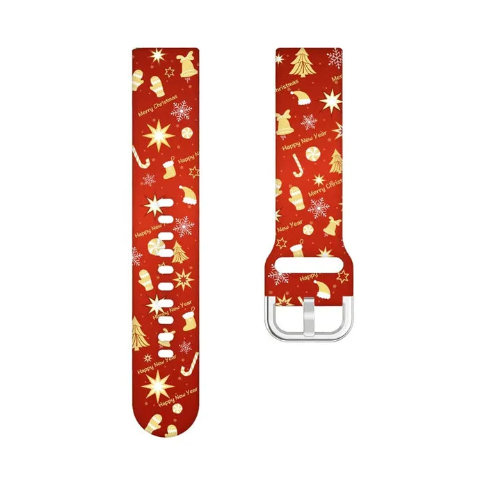 Christmas Watch Straps compatible with the Garmin Approach S40