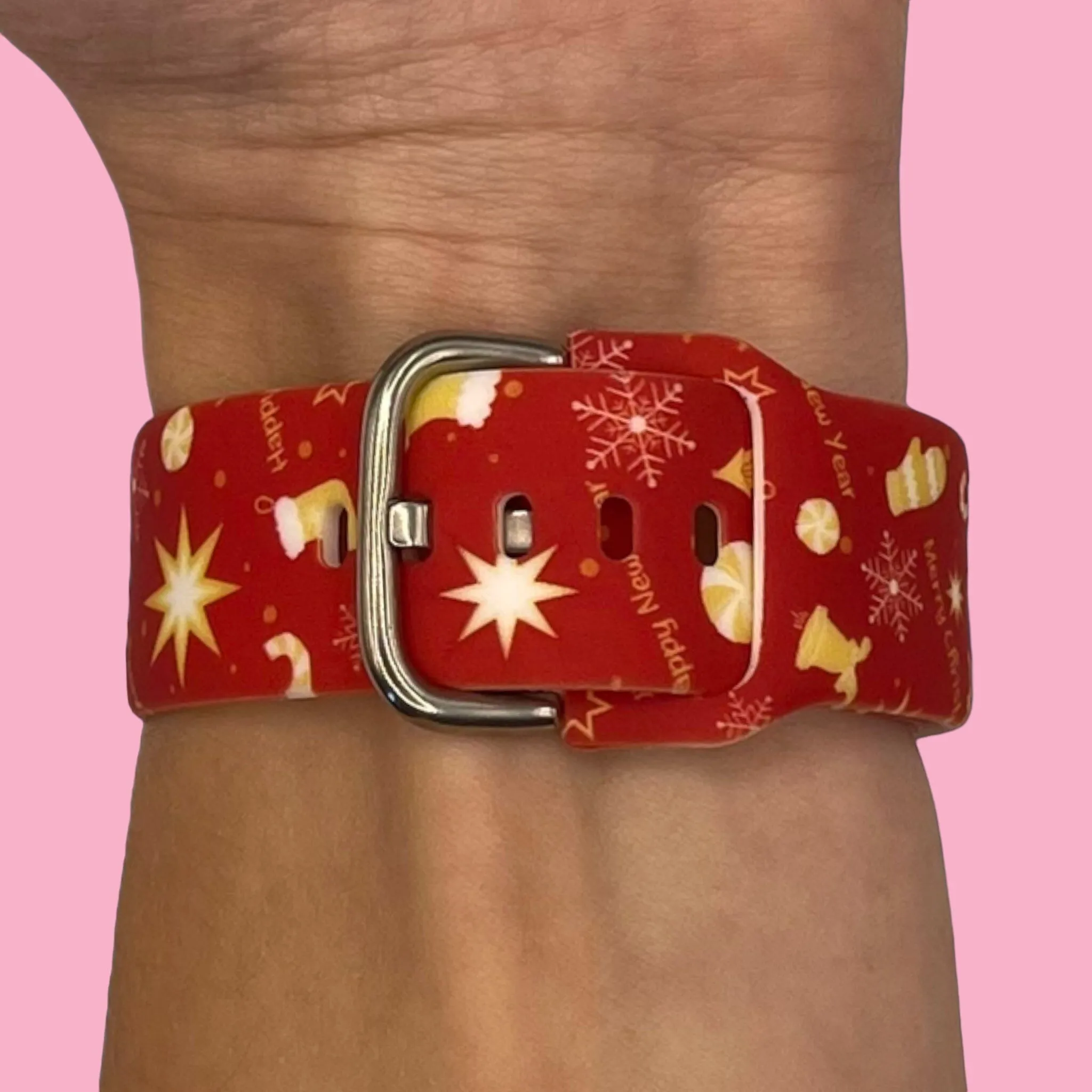 Christmas Watch Straps compatible with the Nokia Steel HR (36mm)