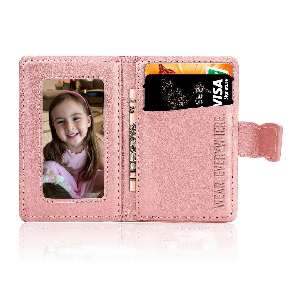 Chrome Pearl Pink Wallet