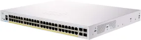 Cisco Business CBS250 48-Port Gigabit Managed Switch (370W PoE )   4-Port 10G SFP  Uplink (CBS250-48P-4X-UK/NE-2548P4X)