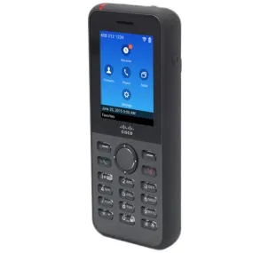 Cisco Ip Phone 8821 - Cordless Extension Handset - With Bluetooth Interface - Ieee 802.11A/B/G/N/Ac (Wi-Fi) - Sip - 6 Li