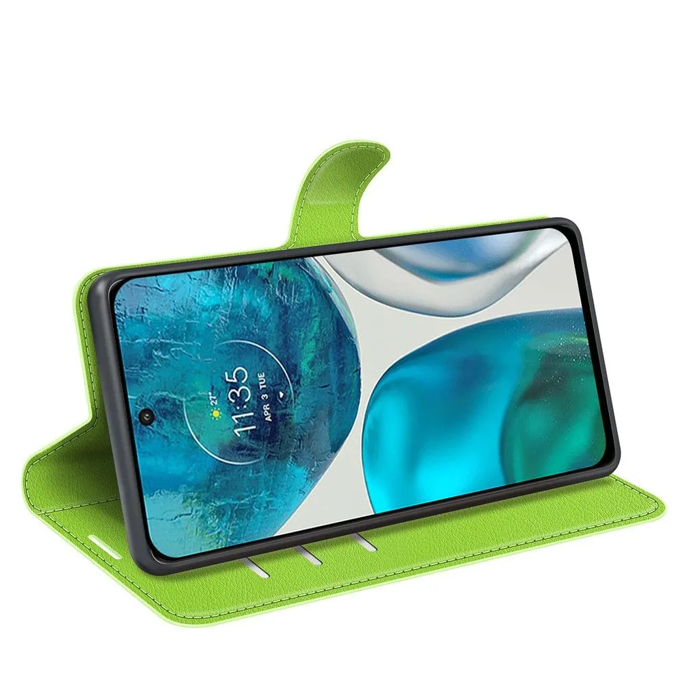 Classic Motorola Moto G52 / Moto G82 flip case - Green