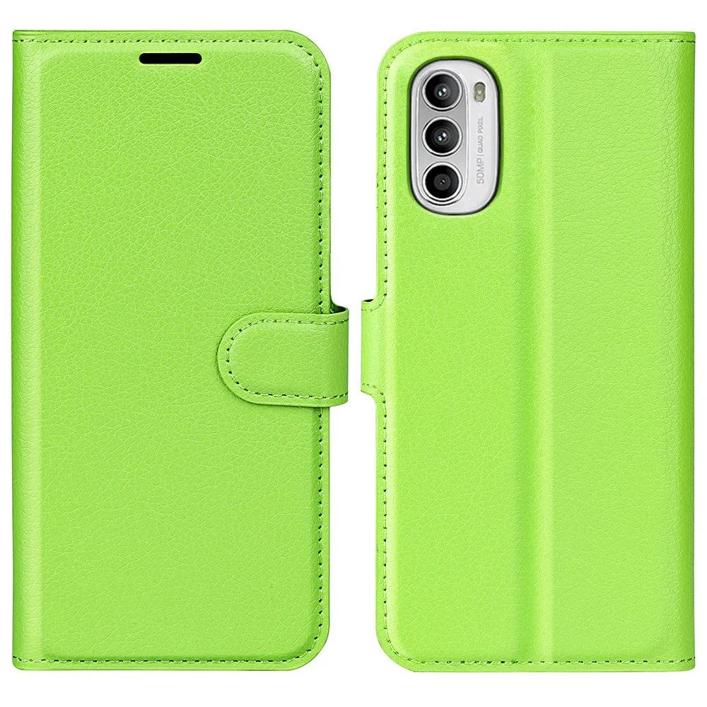 Classic Motorola Moto G52 / Moto G82 flip case - Green