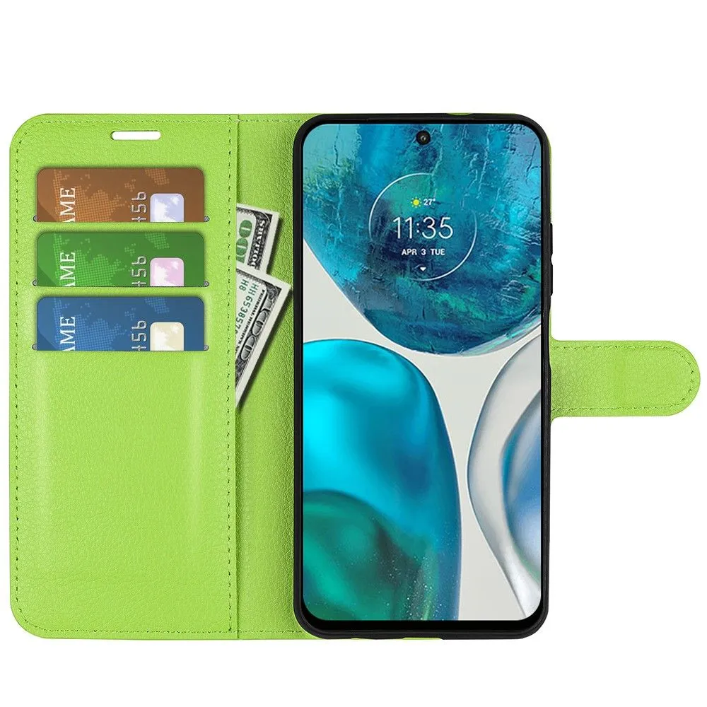 Classic Motorola Moto G52 / Moto G82 flip case - Green