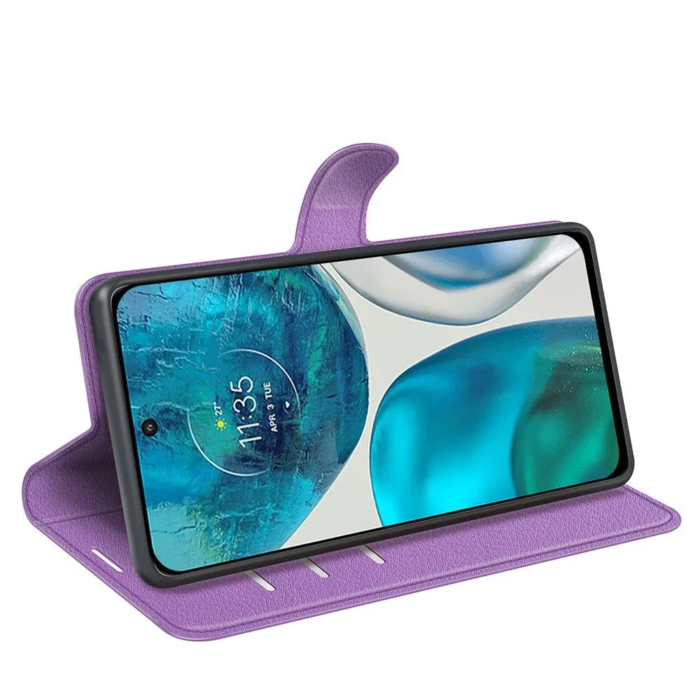 Classic Motorola Moto G52 / Moto G82 flip case - Purple