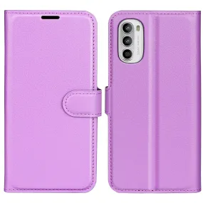 Classic Motorola Moto G52 / Moto G82 flip case - Purple